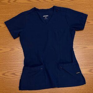 Jockey Navy Blue Scrub Top – Size S – Professional & Comfortable
